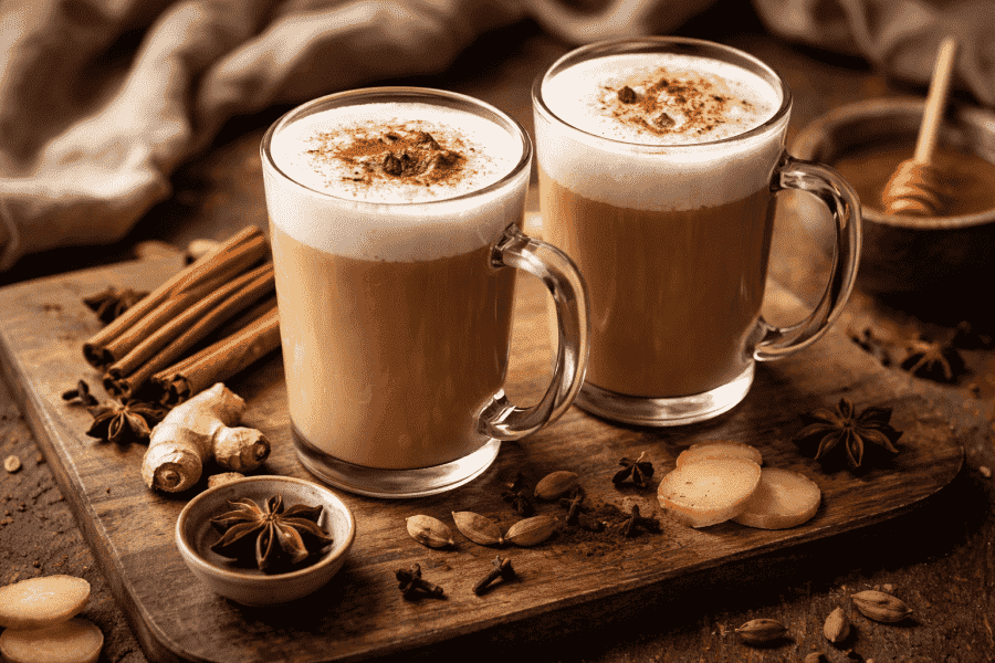 Chai latte: faça em casa com especiarias verdadeiras!