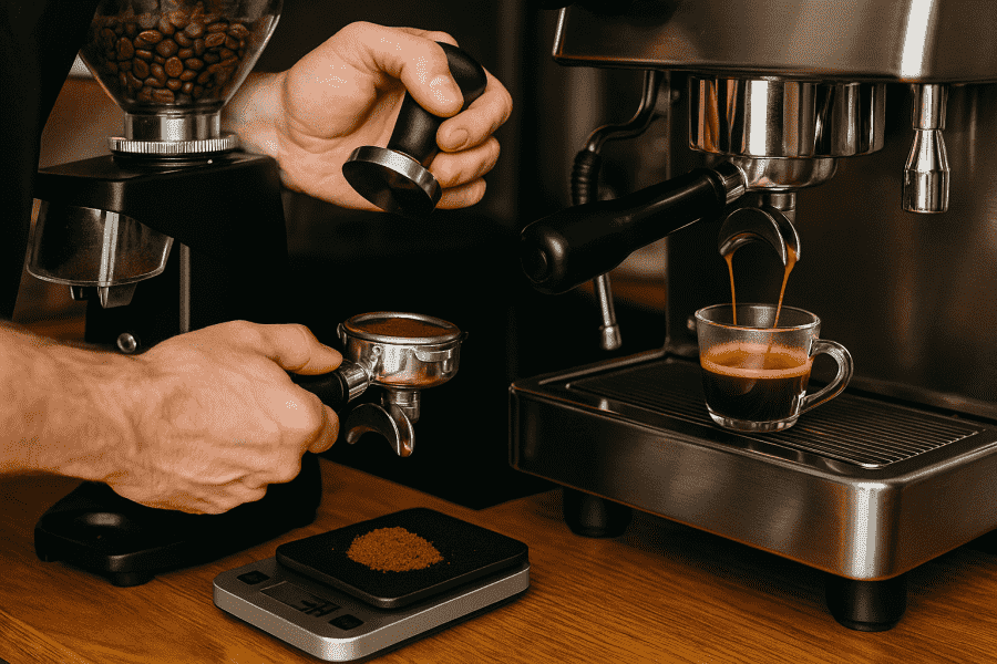 O que é um espresso doppio (espresso duplo)?