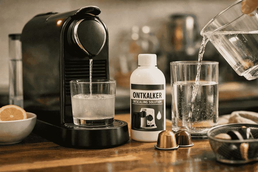 Como descalcificar uma máquina Nespresso?