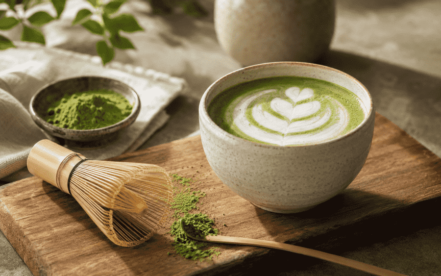 Um matcha latte é saudável?