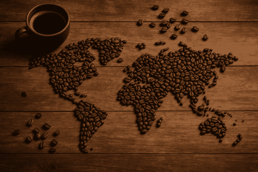 Países produtores de café