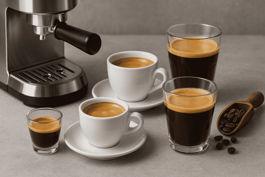 Espressos bem preparados