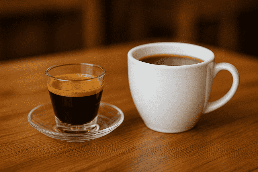 diferença entre espresso e café de filtro