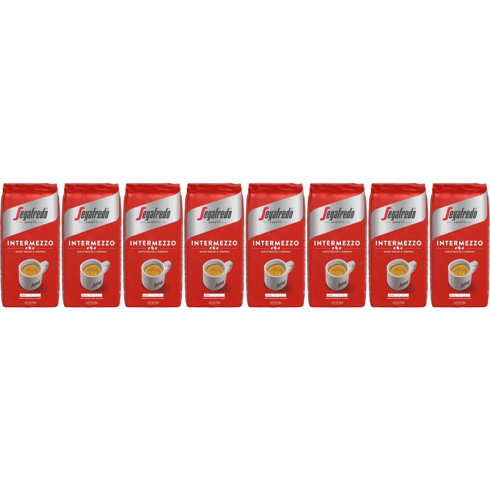 Segafredo Intermezzo - café em grão - 8 x 1 quilo