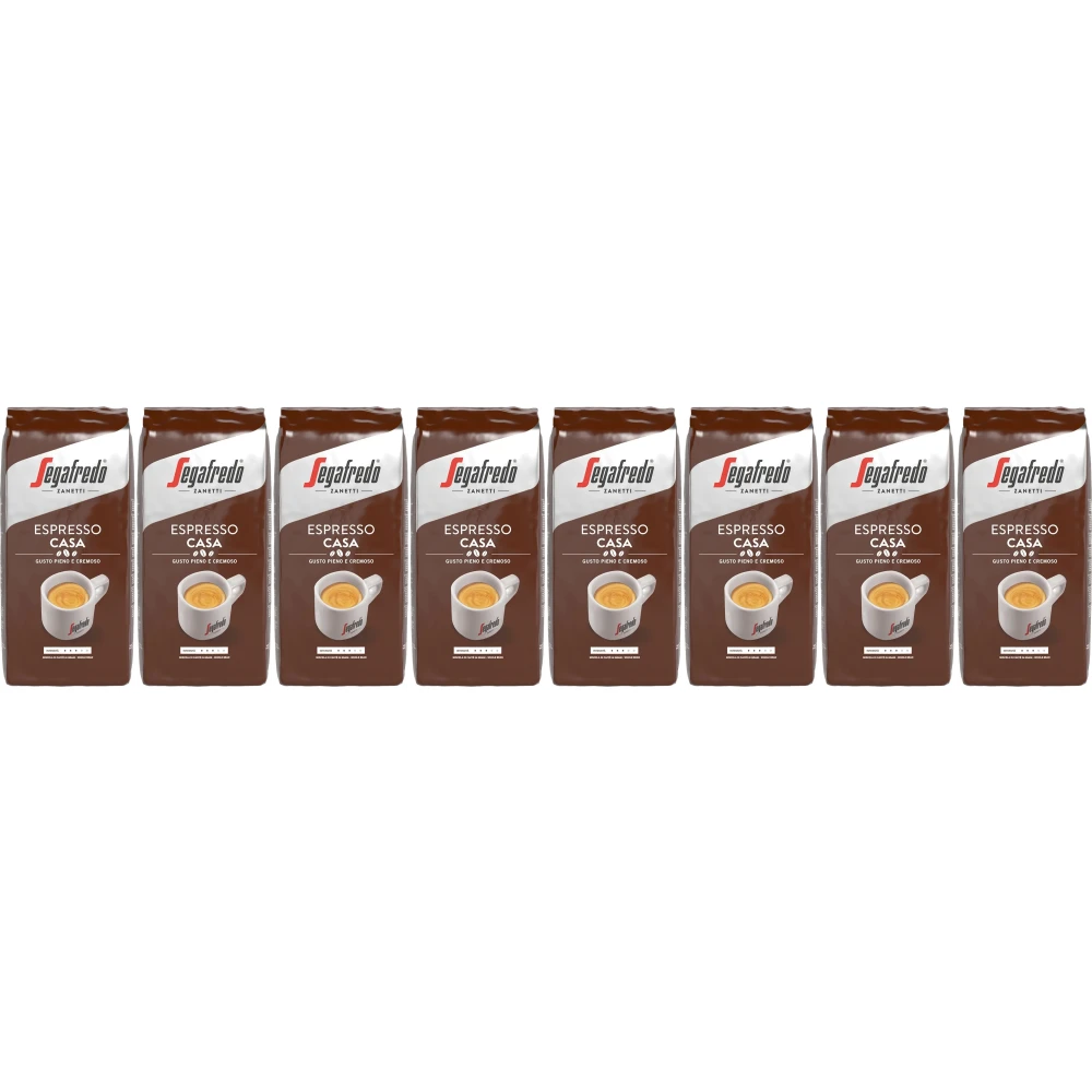 Segafredo Espresso Casa - café em grão - 8 x 1 quilo