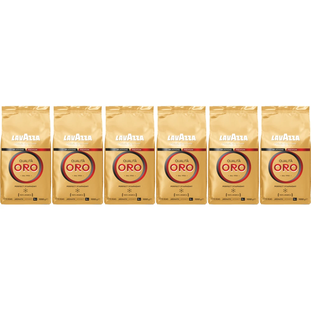 Lavazza Qualità Oro - Grãos de café - 6 x 1 kg