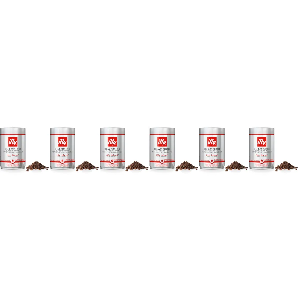 illy Classico - café em grão - 6 x 250 gramas