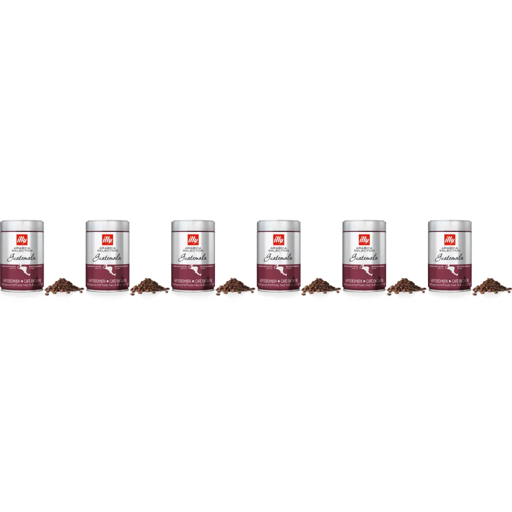 illy Arabica Selection Guatemala - café em grão - 6 x 250 gramas