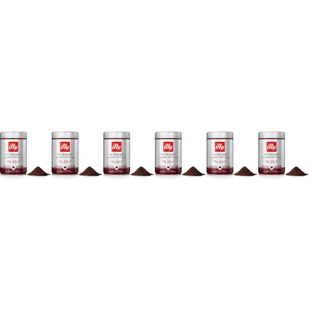 illy Intenso - café moído - 6 x 250 gramas