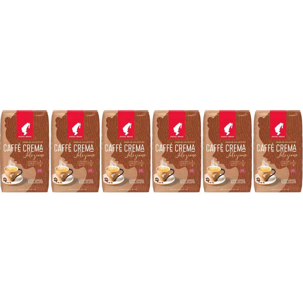 Julius Meinl Caffè Crema Premium Collection - café em grão - 6 x 1 quilo