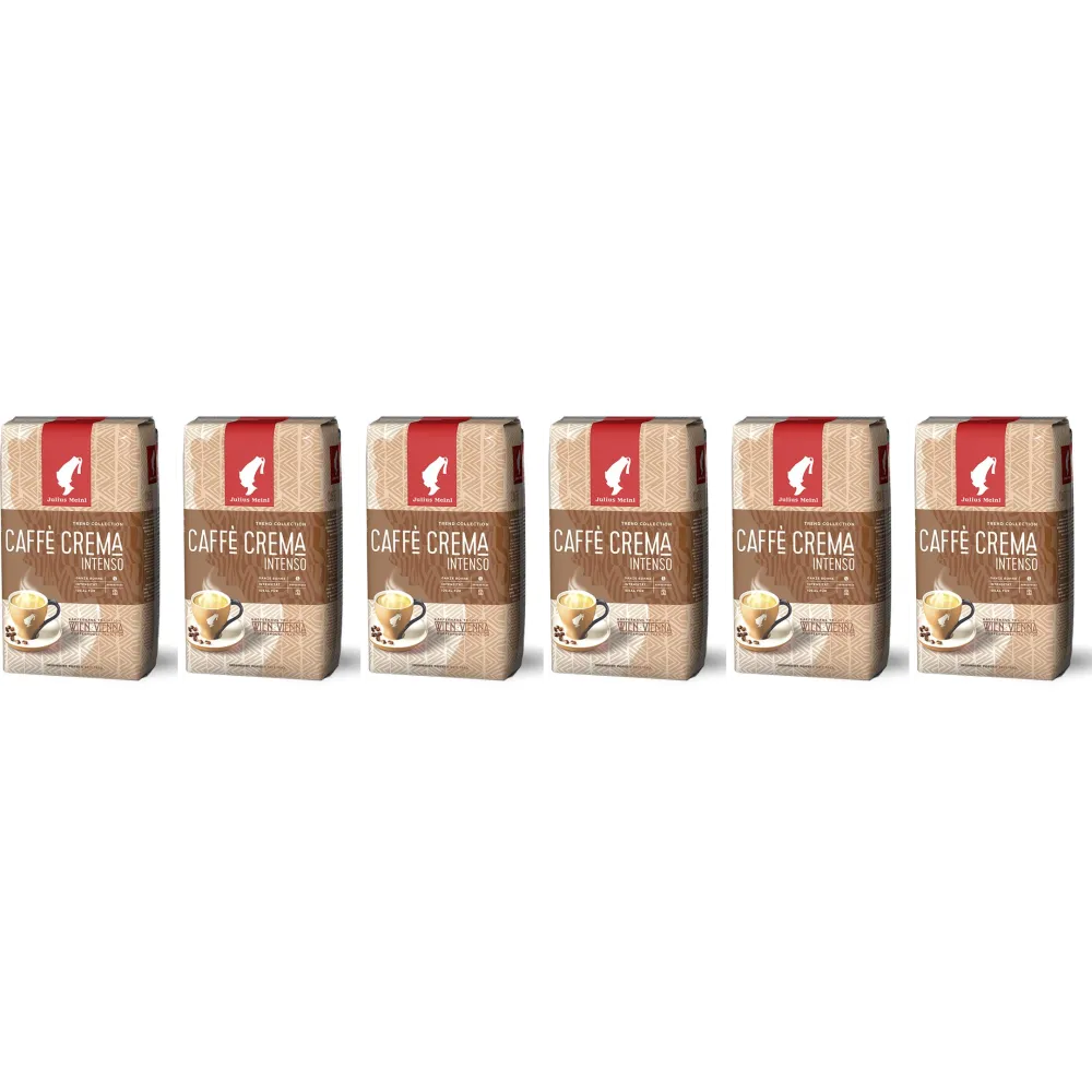 Julius Meinl Trend Collection Caffè Crema Intenso - café em grão - 6 x 1 quilo