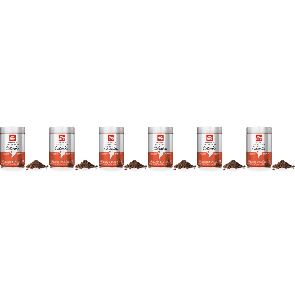 illy - Arábica Selection Colombia - 6 x café em grão - 250g
