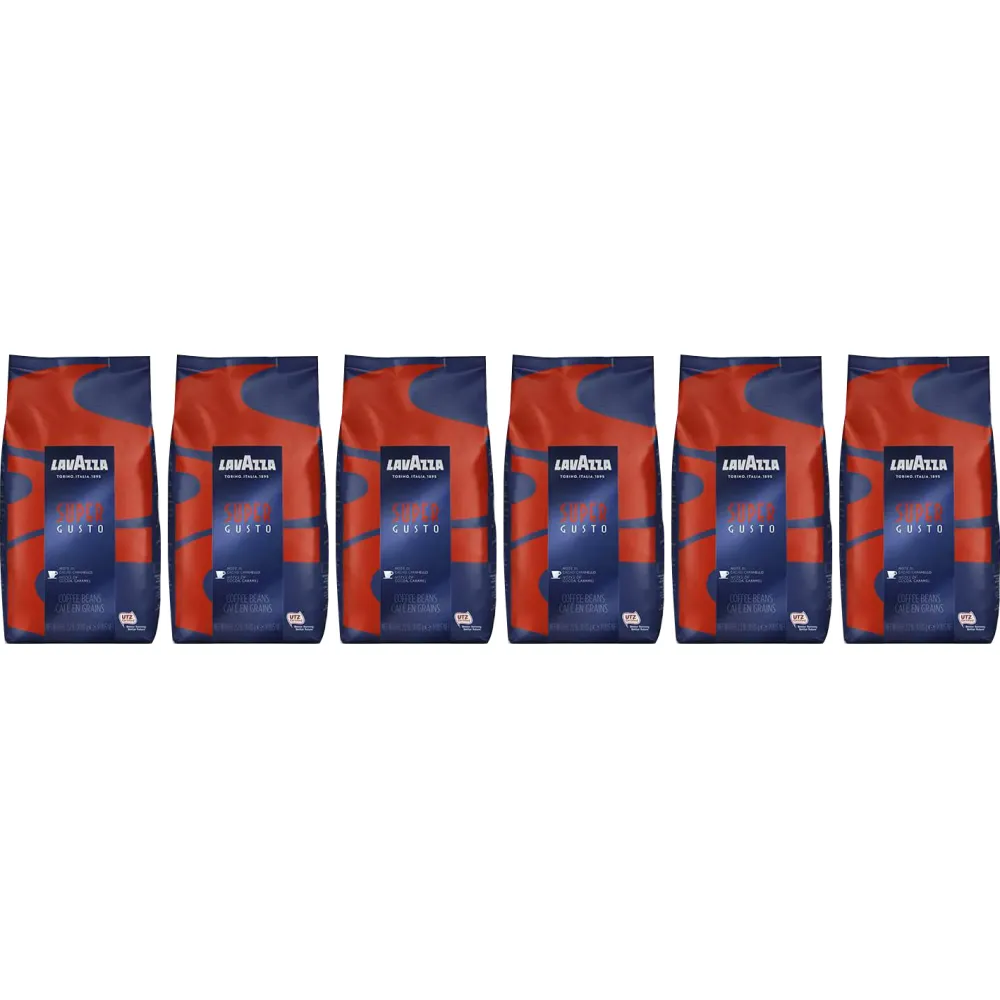 Lavazza Super Gusto - grãos de café - 6 x 1 kg