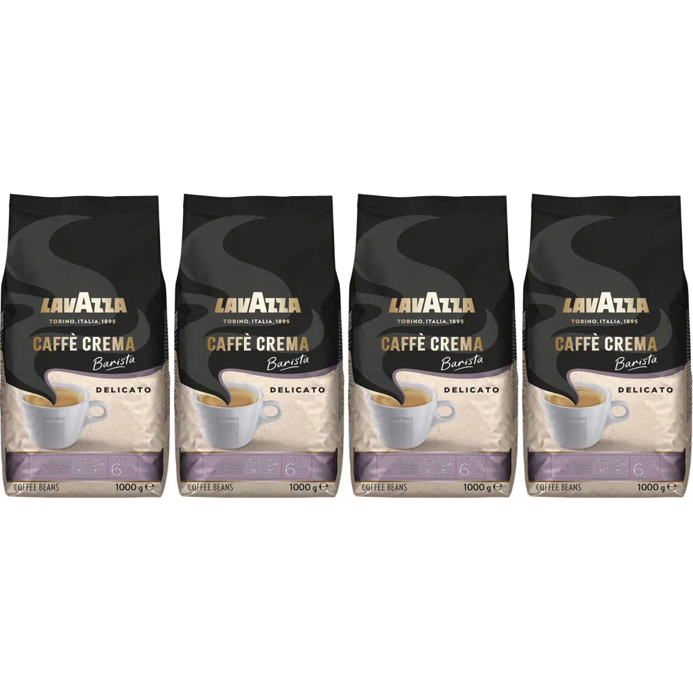Lavazza Caffè Crema Barista Delicato - café em grão - 4 x 1 quilo
