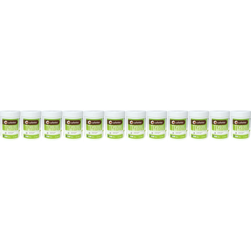 Cafetto Tevo® Maxi - pastilhas de limpeza para máquinas de café (2,5 g) - 12 x 150 unidades