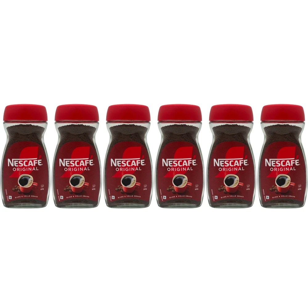 Nescafé Original - café solúvel - 6 x 200 gramas