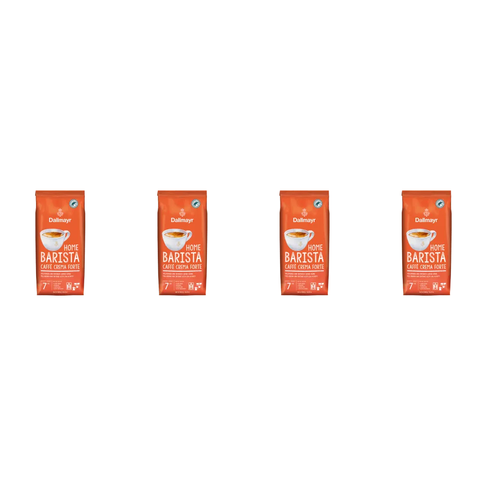 Dallmayr Home Barista Caffè Crema Forte - café em grão - 4 x 1 quilo