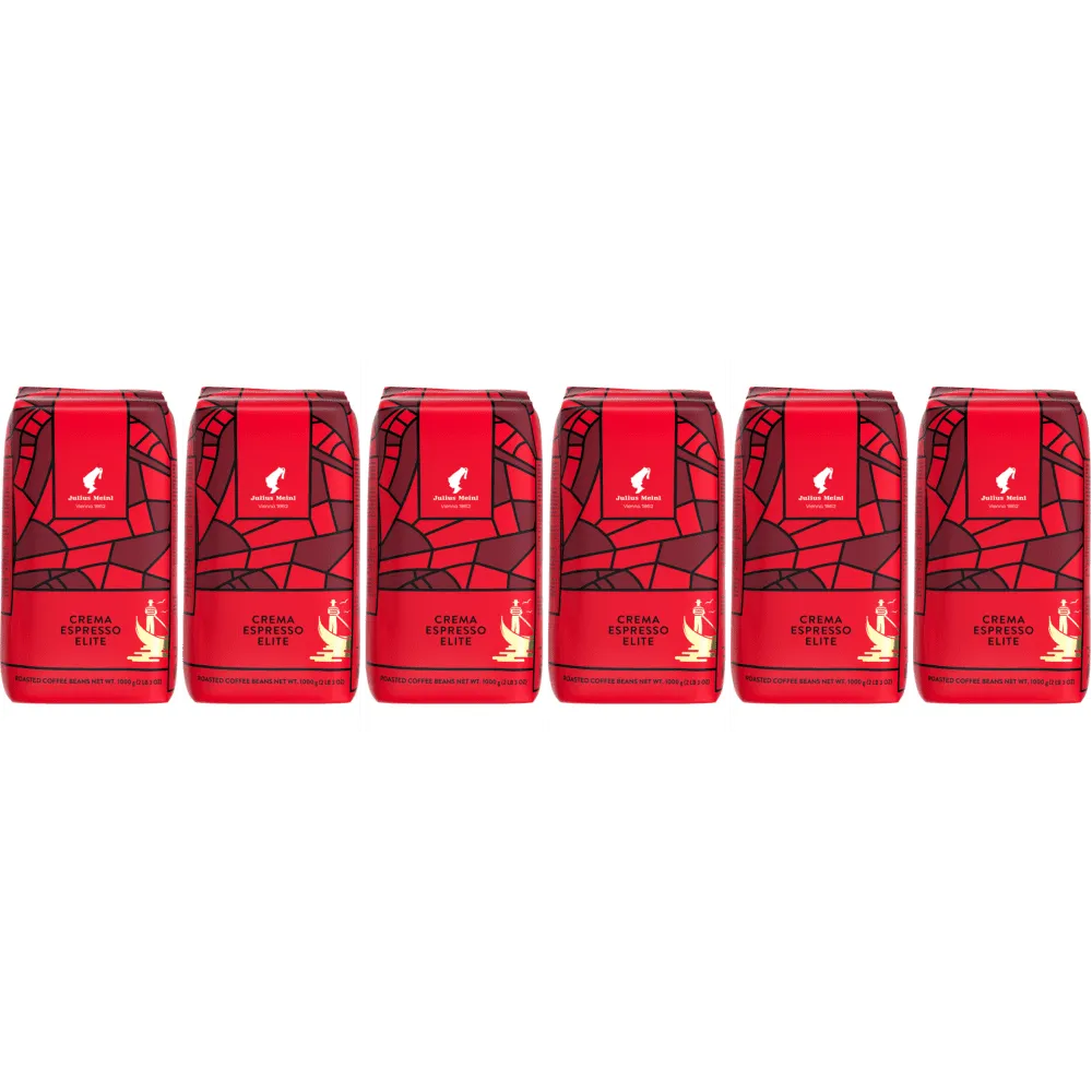 Julius Meinl Crema Espresso Elite Italian Line - café em grão - 6 x 1 quilo