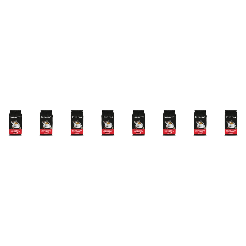 Lazarro Espresso - grãos de café - 8 x 1 kg