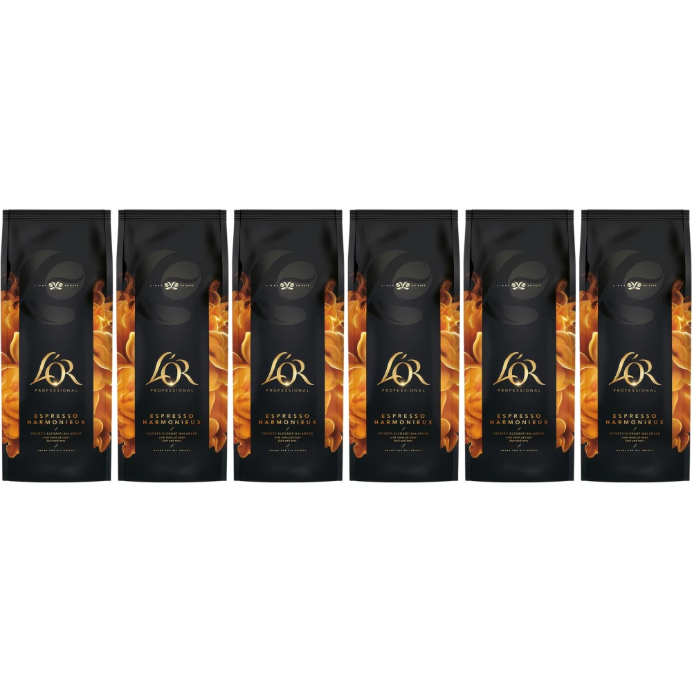 L'OR Harmonieux Espresso - grãos de café - 6 x 1 quilo