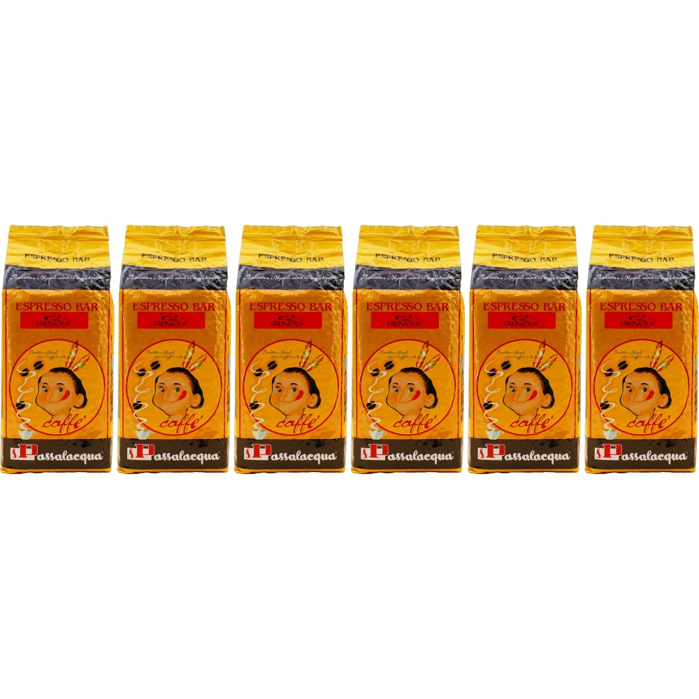 Passalacqua Cremador - Grãos de café - 6 x 1 quilo