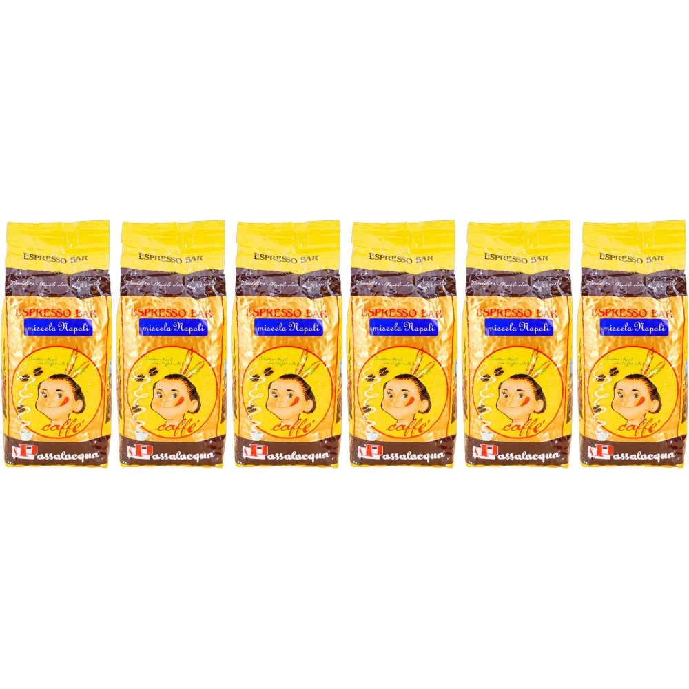 Passalacqua Miscela Napoli - grãos de café - 6 x 1 quilo