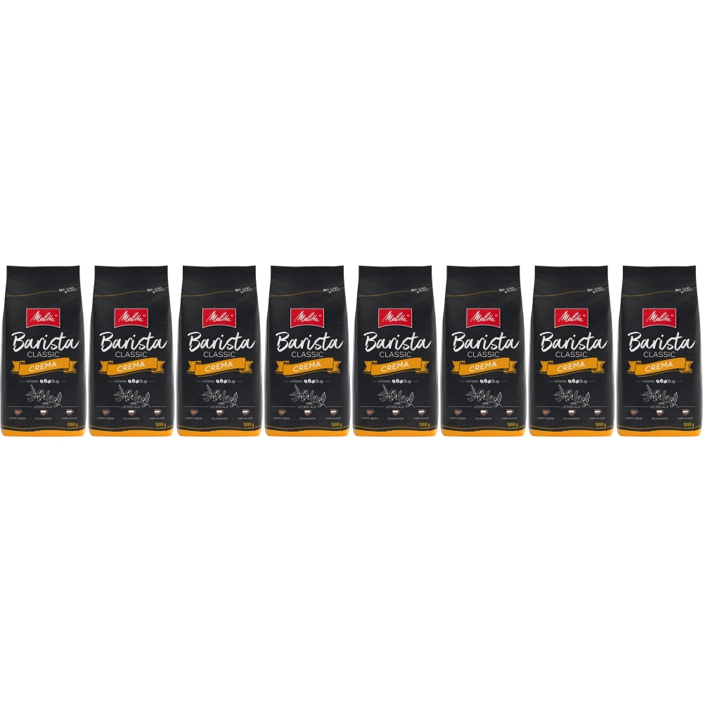 Melitta Barista Classic Crema - grãos de café - 8 x 1 quilo