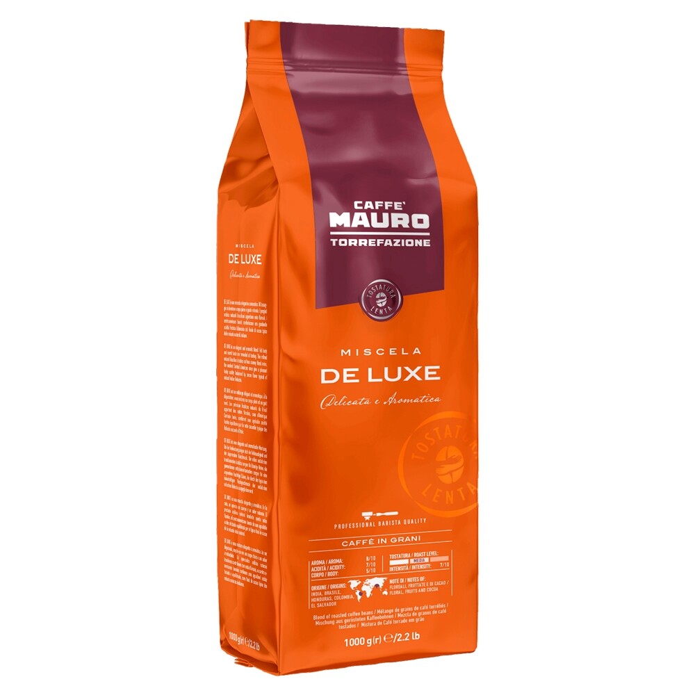 Caffè Mauro De Luxe - grãos de café - 6 x 1 quilo