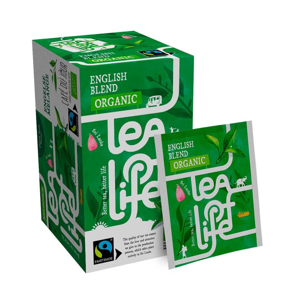 English Blend - Orgânico e Comércio Justo - Tea of Life - 25 saquetas de chá