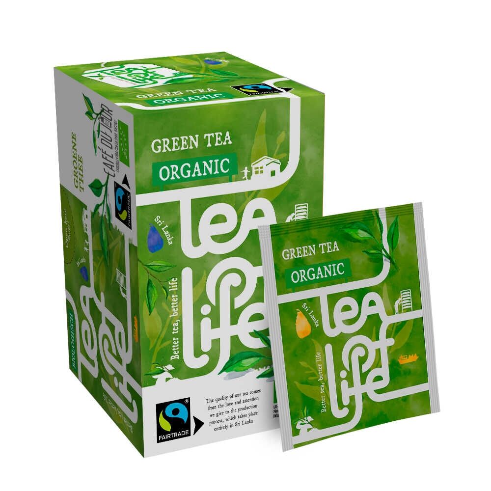 Chá Verde - Biológico e de Comércio Justo - Tea of Life - 25 saquetas de chá