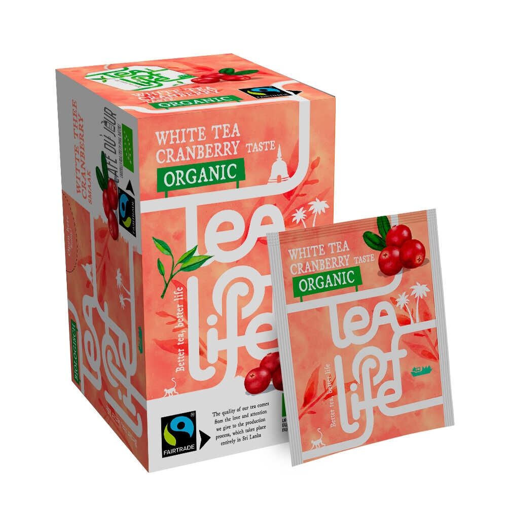 Chá Branco de Arando - Biológico e de Comércio Justo - Tea of Life - 25 saquetas de chá