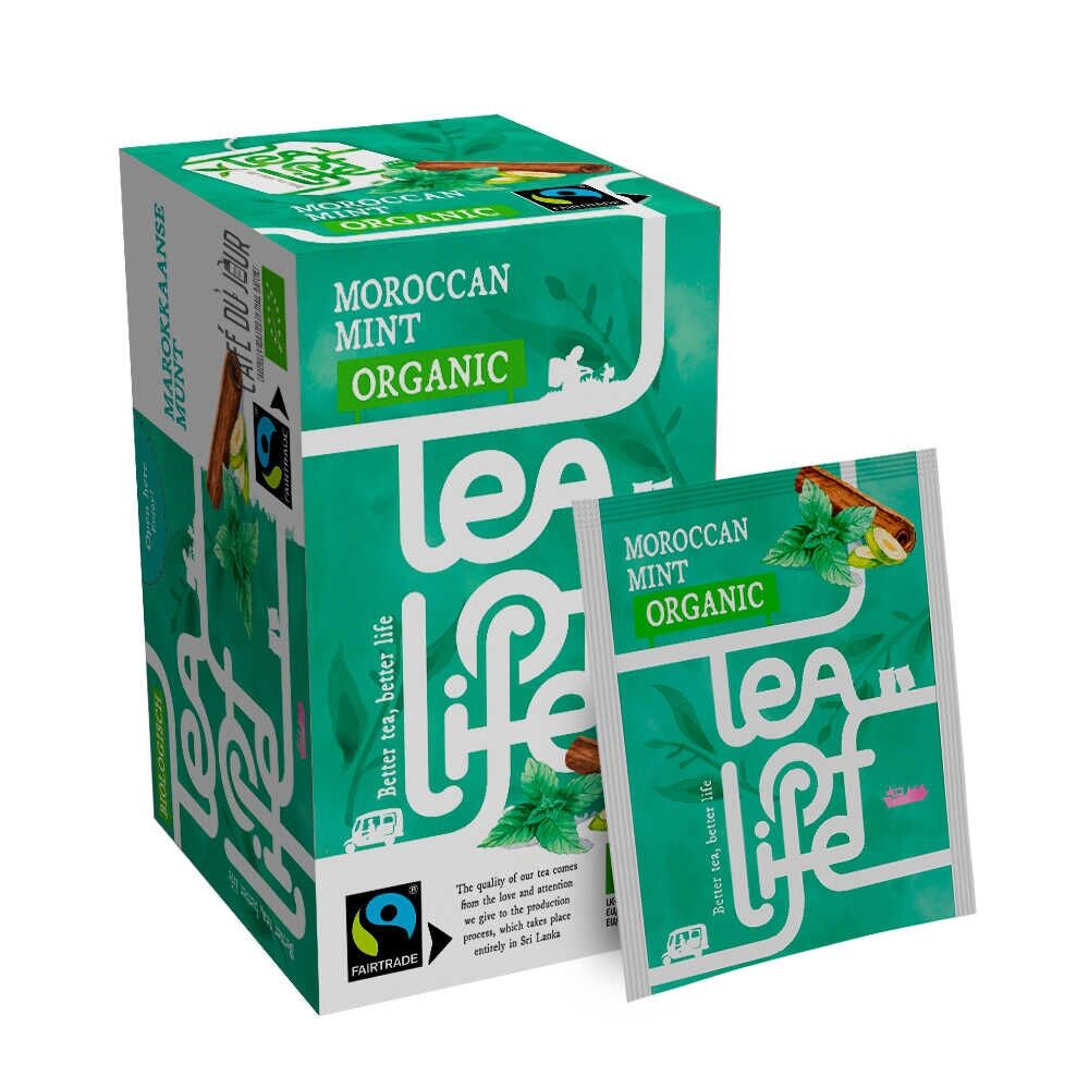 Hortelã Marroquina - Biológico e Comércio Justo - Tea of Life - 25 saquetas de chá