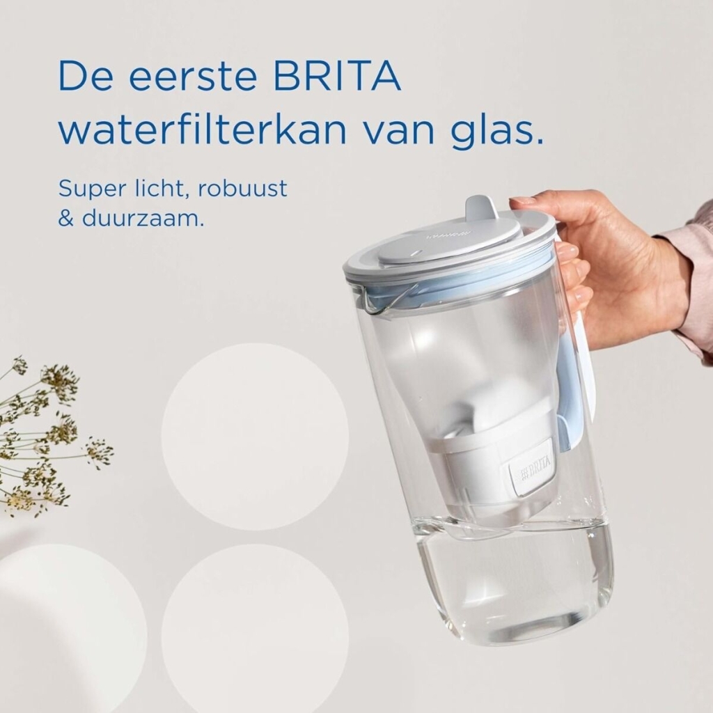 Brita - Jarra de vidro com filtro + 1 cartucho Maxtra 1ST