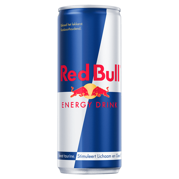 Red Bull 250 ml / bandeja com 24 latas (embalagem com depósito reembolsável neerlandês)