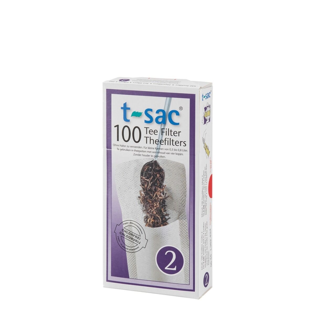 t-sac Theefiltros Nº 2 - para 100 x quatro chávenas de chá