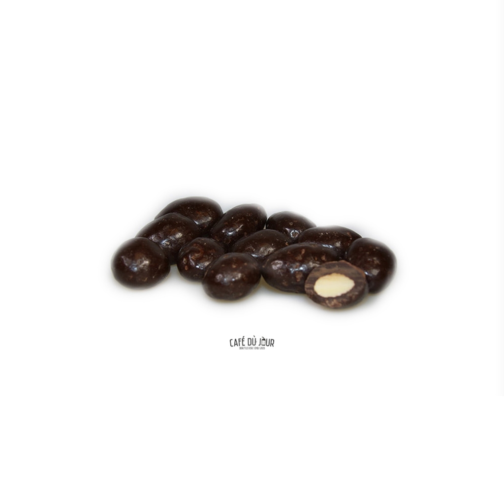 Amêndoas em chocolate amargo 250 gramas