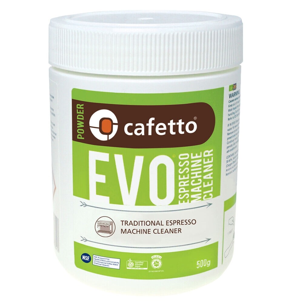Cafetto EVO® - pó de limpeza para máquinas de café - 500 gramas