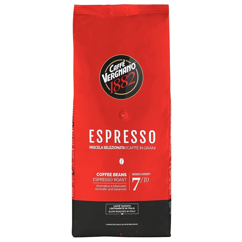 Caffè Vergnano 1882 Espresso - Café em grão - 1 quilo