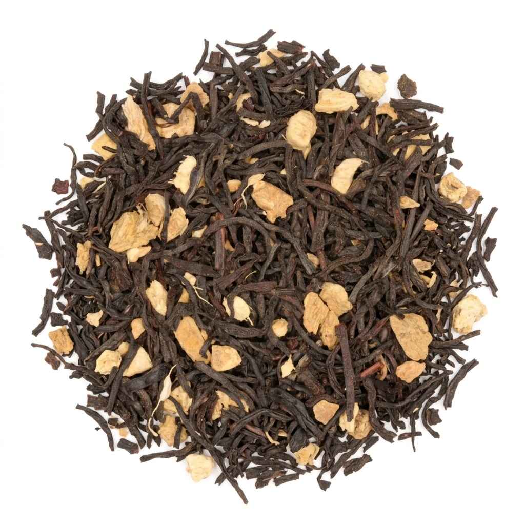 Gengibre fresco - chá preto 100 gramas - Café du Jour chá a granel