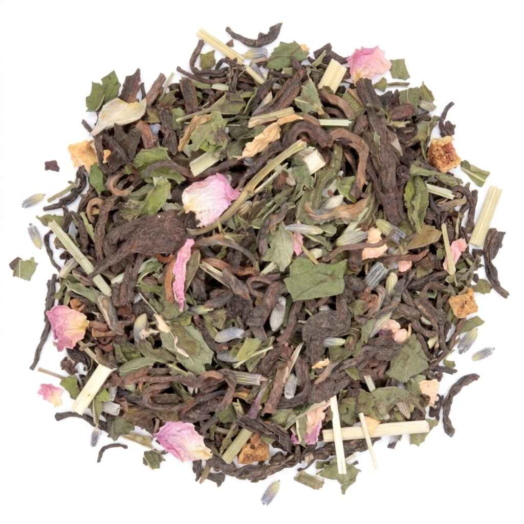 Pu Erh & Mint - Chá Pu-Erh 100 gramas - Café du Jour chá a granel