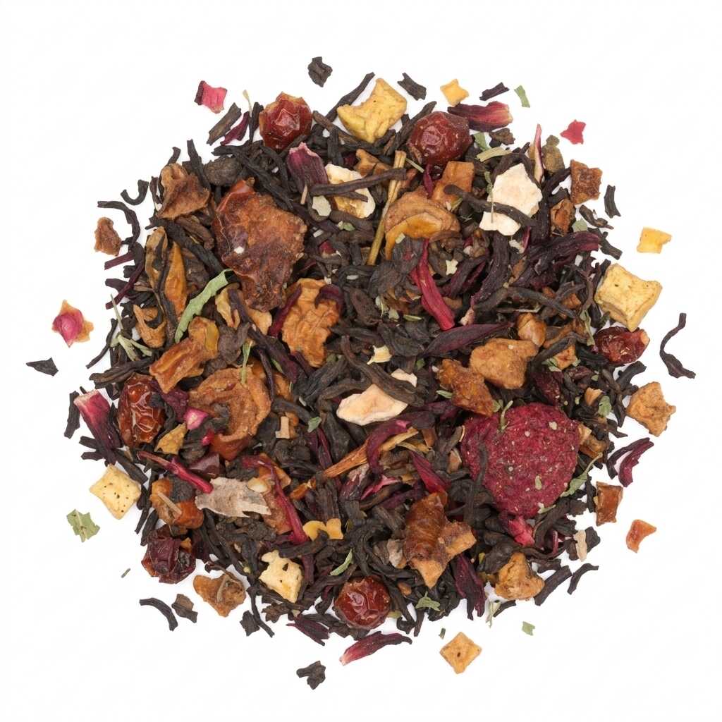 Forest Fruit - Chá Pu-Erh 100 gramas - Café du Jour chá a granel
