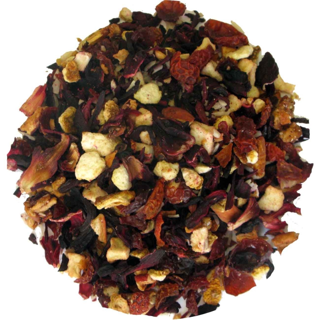 Morango e Kiwi - Chá de frutas 100g - Café du Jour chá a granel