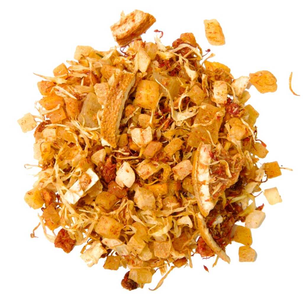 Mango Mambo - chá de frutas 100 gramas - Café du Jour chá a granel