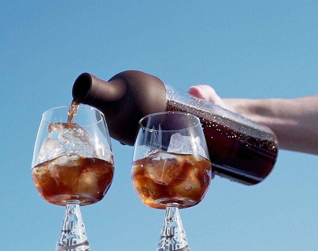 Garrafa de café com filtro Hario - garrafa para café cold brew - 750 ml