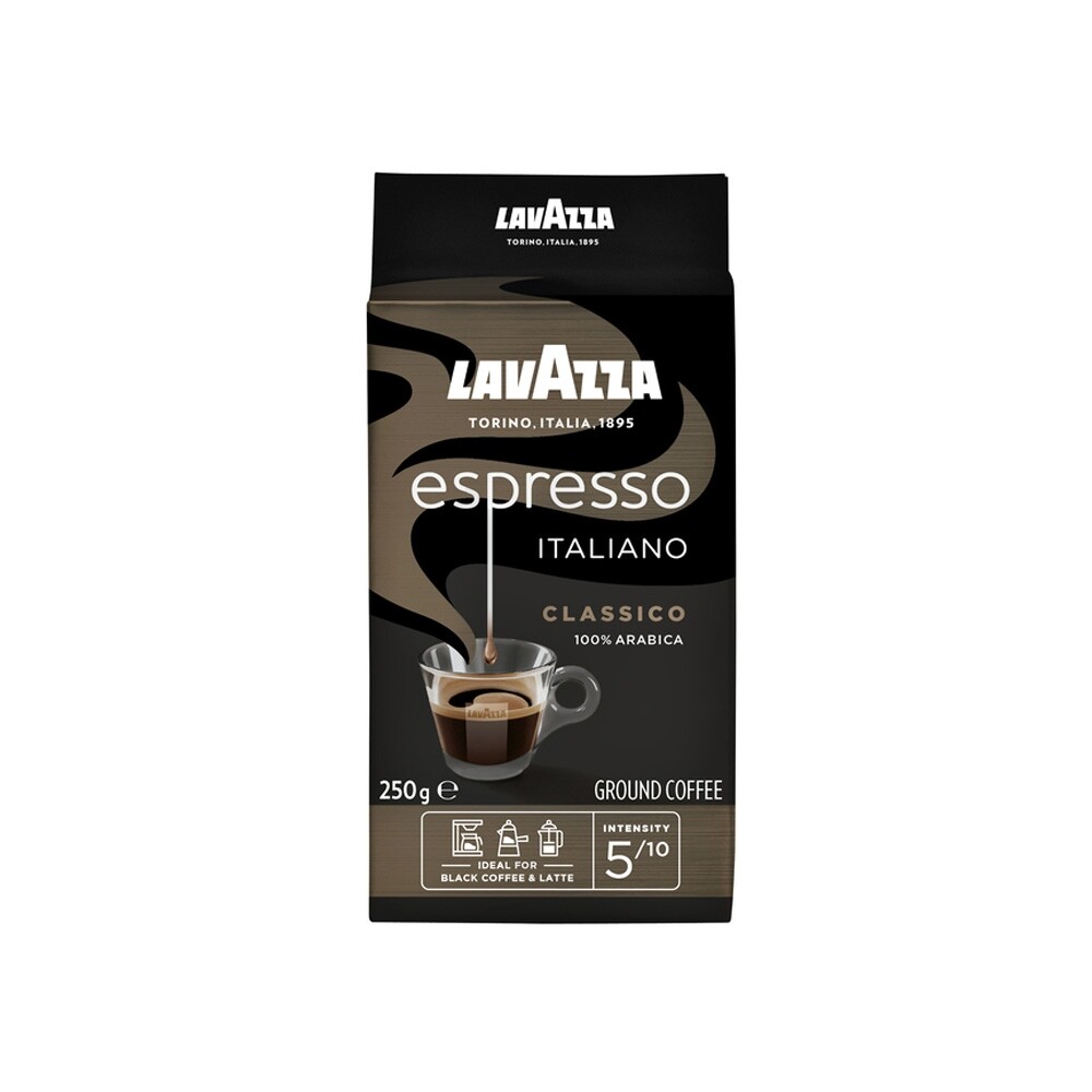 Café Lavazza Caffe Espresso - café moído - 250 gramas 