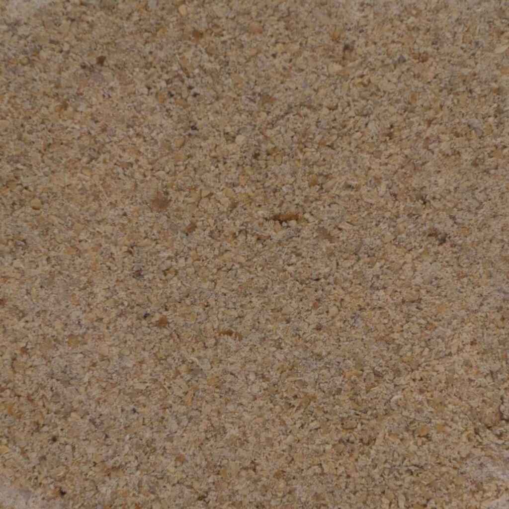 Close-up de café moído verde