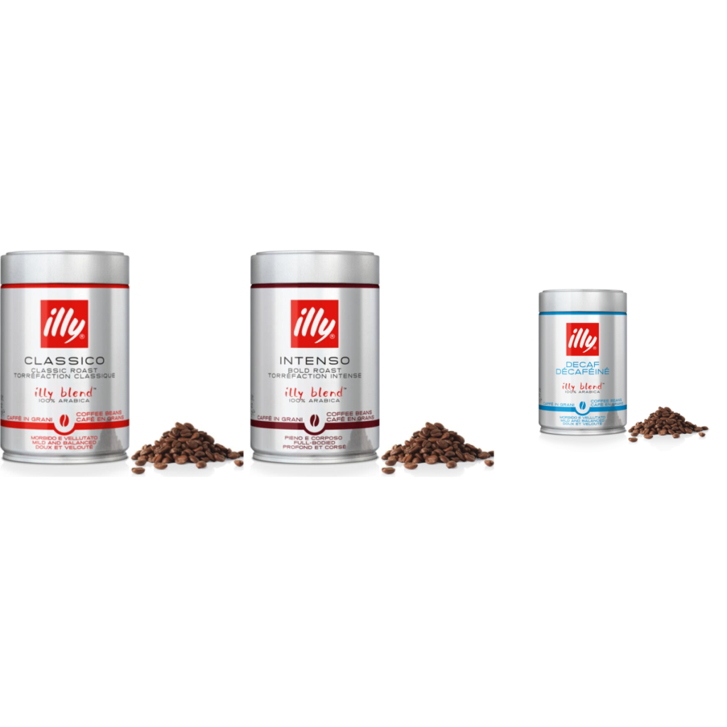 illy Pack Degustação Espresso com Descafeinado - café em grão - 3 x 250 gramas
