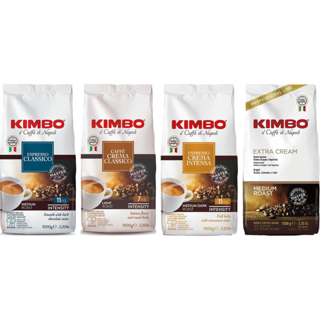 Kimbo Pack Degustação Italiano Clássico - 4 x 1 kg