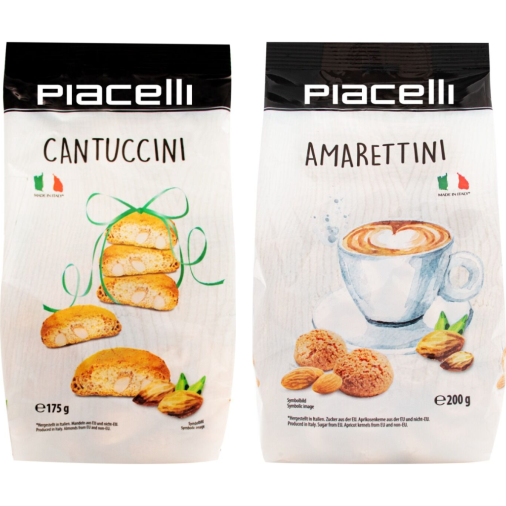Duo de Bolachas Italianas - Cantuccini & Amarettini