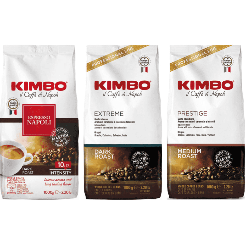Kimbo Pack Degustação Forte & Intenso - 3 x 1 kg